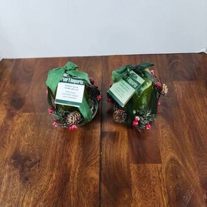 Pier 1 Imports "Holiday Forest" Candle Gift Set of 2